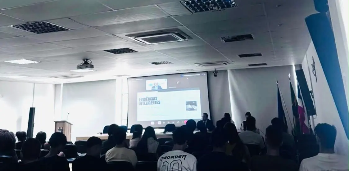 Auditório da UCSAL durante o evento Evidências Inteligentes sobre inteligência artificial, evidências e Justiça